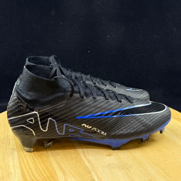 Nike Zoom Superfly 9 Elite FG Black Chrome Hyper Royal DJ4977-040 Size 7.5M / 9W - Picture 5 of 10